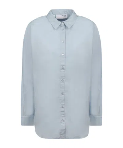 Selected Lapel Long-sleeved Shirt