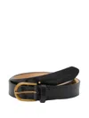 Selected Leather Belt In Black