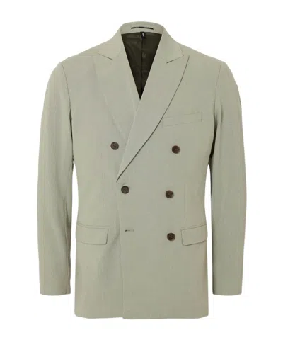 Selected Long Sleeve Blazer In Gray