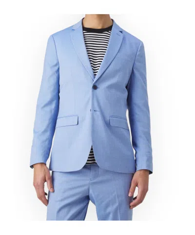 Selected Long Sleeve Jacket In Blue