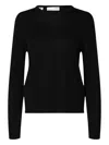 Selected Long-sleeve Sweater In Black
