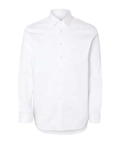 Selected Long-sleeved Shirt In White
