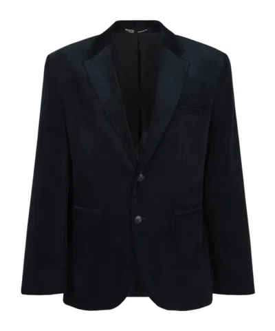 Selected Long-sleeved Suit Jacket In Blue