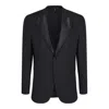 Selected Long-sleeved Suit Jacket In Black