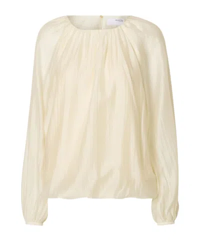 Selected Long-sleeved Cover-up In Yellow