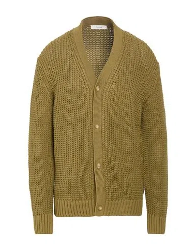 Selected Man Cardigan Sage Green Size L Organic Cotton