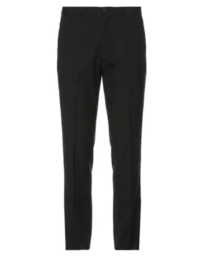 Selected Man Pants Black Size 30w-32l Recycled Polyester, Viscose, Polyester, Elastane