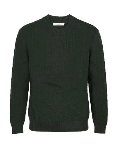 Selected Man Sweater Dark Green Size Xl Cotton