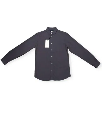 Selected Men's Aaron Shirt In Estate Blue In Grey