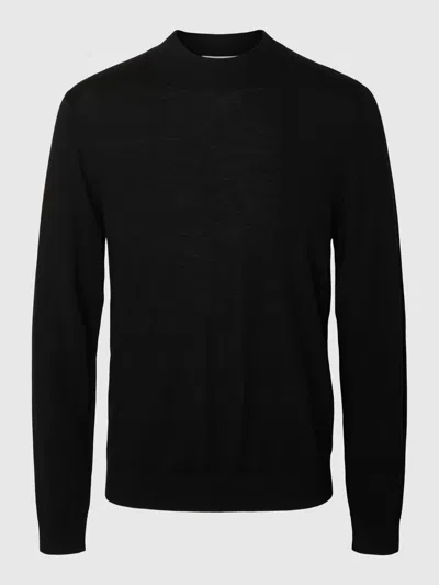 Selected Men's Jumper  Slhtray In Black