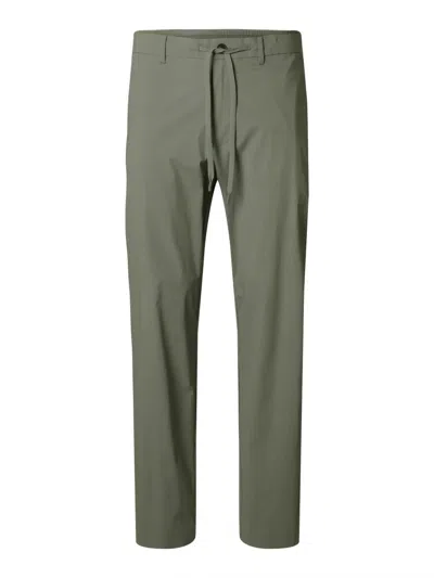 Selected Men's Trousers  16094570 - Slh190 Regular Tape Leroy Vetiver In Gray