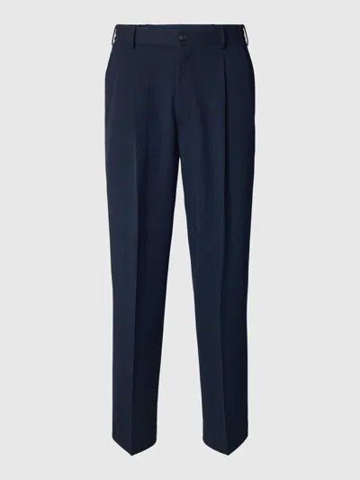 Selected Men's Trousers  Loose Finn Flex In Blue