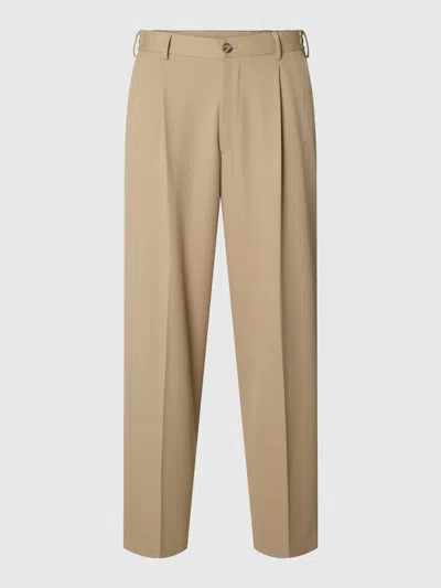 Selected Men's Trousers  Reg Tapered Finn Flex In Beige