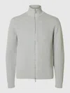 Selected Men's Zip Jacket  Slhdane In Gray
