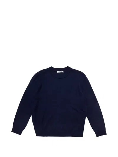 Selected Merino Wool Pullover In Blue
