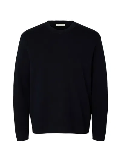 Selected Mike Like Sweater In Blue