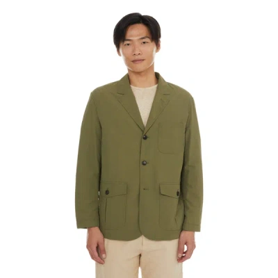 Selected Nylon Jacket In Green