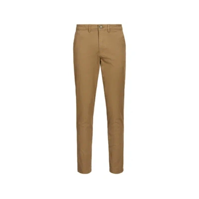 Selected Pantalon Slim En Coton In Neutral