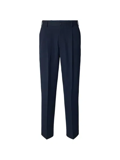 Selected Pleated Trousers In Multi
