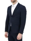 Selected Polyester Viscose Elastane Slim Fit Jacket In Blue