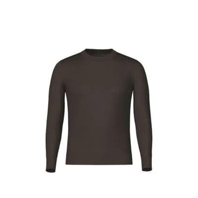 Selected Pull En Coton In Brown