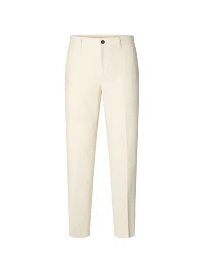 Selected Rafa Pleated Trousers In White