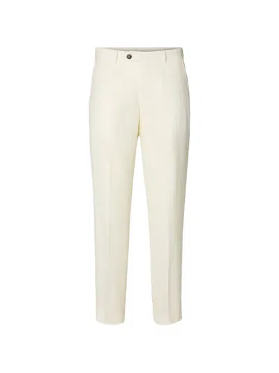 Selected Reg Beck Trousers In Neutral