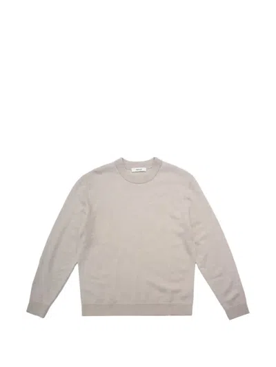 Selected Ribbed Sweater In Neutral