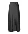 Selected Satin Midi Skirt