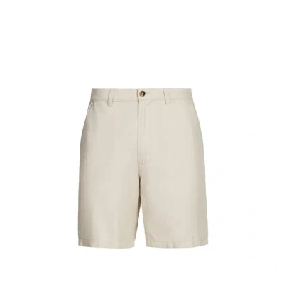 Selected Short En Coton Et Lin In Neutral