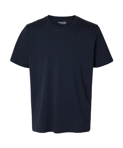 Selected Short-sleeved T-shirt In Black