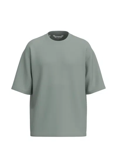 Selected Short-sleeve T-shirt In Gray