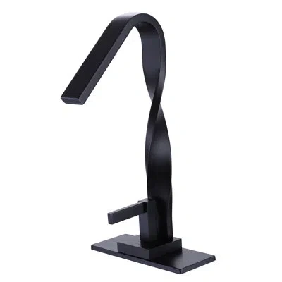 Selected Single Hole Bathroom Faucet In Matte Black