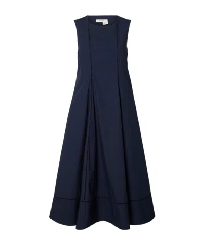 Selected Sleeveless Dress In Blue