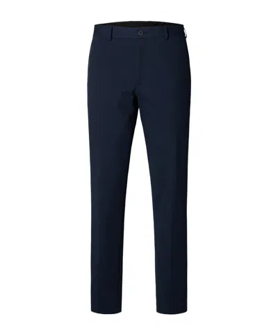 Selected Slim-fit Formal Trousers In Blue