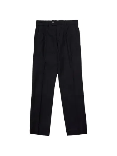 Selected Straight-leg Trousers In Black