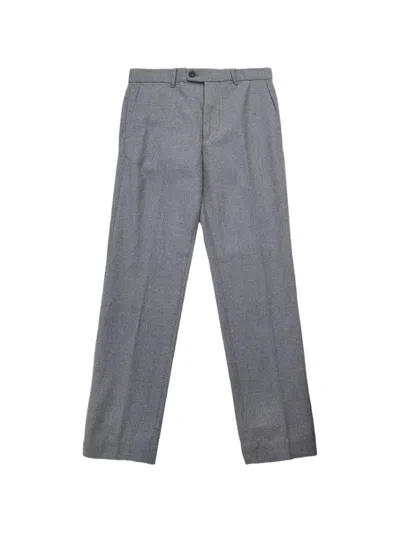 Selected Straight-leg Trousers In Gray
