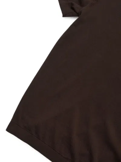 Selected Torino T-shirt In Brown