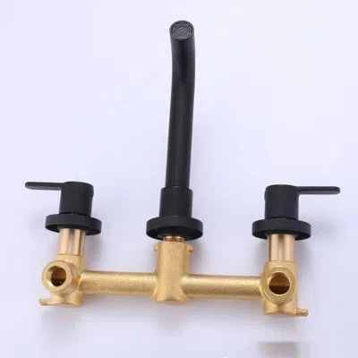 Selected Wall Mounted Faucet Bathroom Faucet In Matte Black,gold