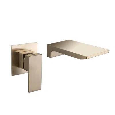 Selected Widespread Bathroom Faucet In Gold