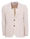 Selected Yale Seersucker Blazer In Neutral