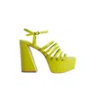 Selena Selena Women's The Honeymoon Platform In Citrus Green In Green