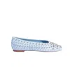Selena Selena Women's The Lover Ballet Flat In Ice Blue In Blue