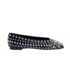 Selena Selena Women's The Lover Studded Ballet Flat In Black In Black