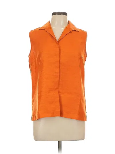 Pre-owned Selene Sport Sleeveless Blouse In Orange