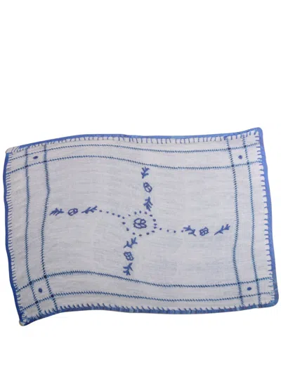 Seletti Tischset Mit Acid Flower-motiv In Weiss