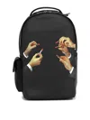 Seletti Graphic Print Backpack In Black
