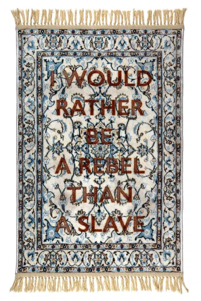 Seletti 'burnt Carpet Rebel' Rug In Multi