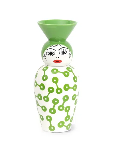 Seletti Canopie Pietra Vase In Green