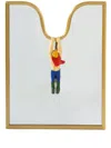 Seletti Circus Rectangular Mirror In Gold